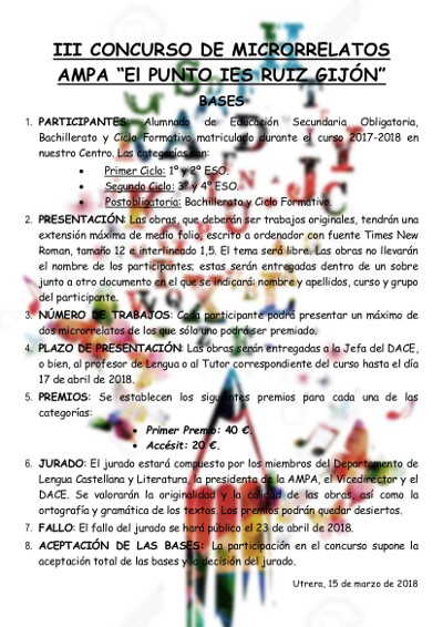 iii concurso microrrelatos