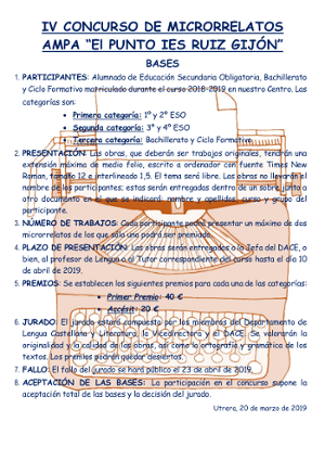 iv concurso microrrelatos